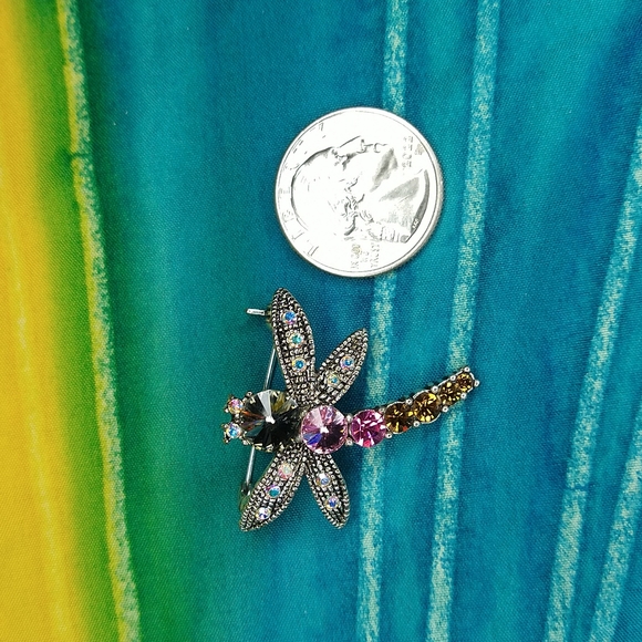Dragonfly Brooch Pin - Picture 7 of 8